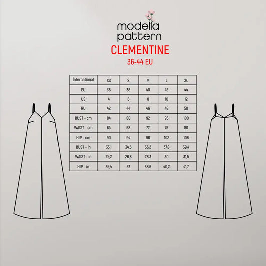 Clementine Jumpsuit Dress Sewing Pattern | Strappy Summer Dress PDF | Viscose Linen Tencel