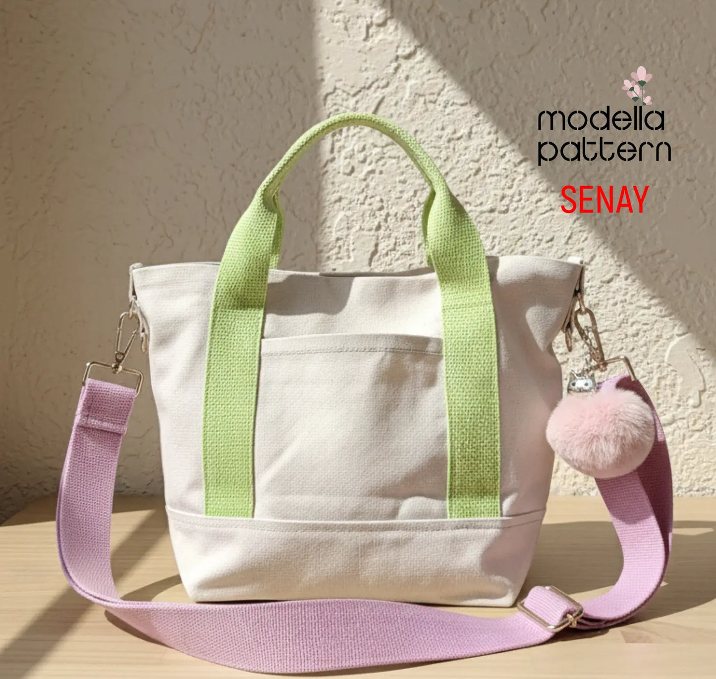 Senay Tote Bag Sewing Pattern – Two Sizes | PDF Tote Bag Pattern