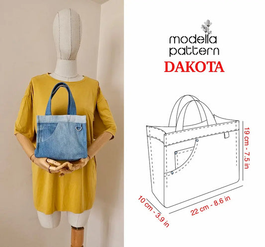 Dakota Tote Bag Digital Sewing Pattern – Everyday Handbag