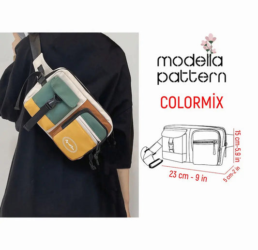 COLORMIX Belt & Shoulder Bag Sewing Pattern PDF