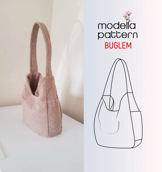 BUGLEM Everyday Shoulder Bag Sewing Pattern PDF