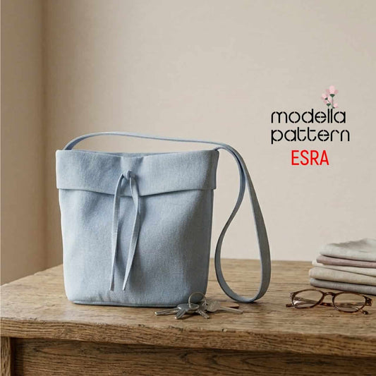 Esra Bag Sewing Pattern PDF | Structured Everyday Handbag | Modella Patterns