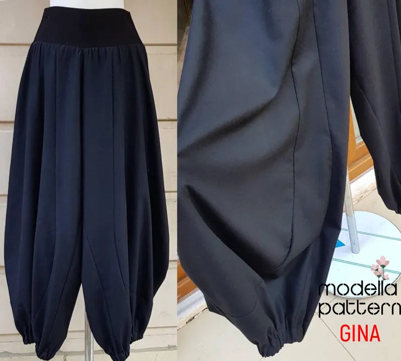 Patterns Modella Gina Pants PDF Sewing Pattern | Sizes 1–5 | Modella – Modella Pattern