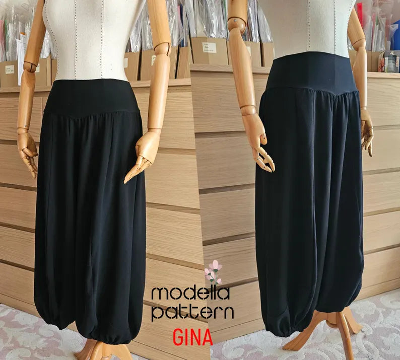 Patterns Modella Gina Pants PDF Sewing Pattern | Sizes 1–5 | Modella – Modella Pattern