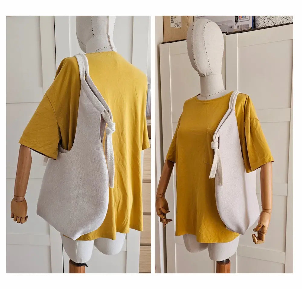 LOVE Large Slouchy Shoulder Bag Sewing Pattern PDF, Oversized Boho Hobo Bag DIY, Lined Shoulder Tote with Inner Pocket, A0-A4-US Letter