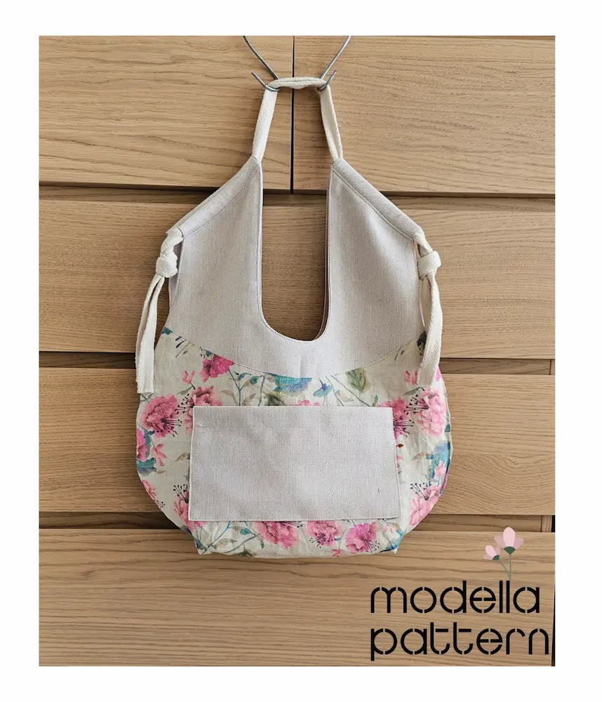 LOVE Large Slouchy Shoulder Bag Sewing Pattern PDF, Oversized Boho Hobo Bag DIY, Lined Shoulder Tote with Inner Pocket, A0-A4-US Letter