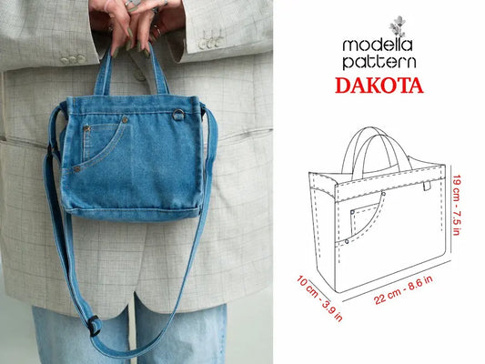 Dakota Tote Bag Digital Sewing Pattern – Everyday Handbag