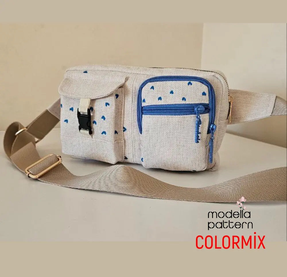 COLORMIX Belt & Shoulder Bag Sewing Pattern PDF