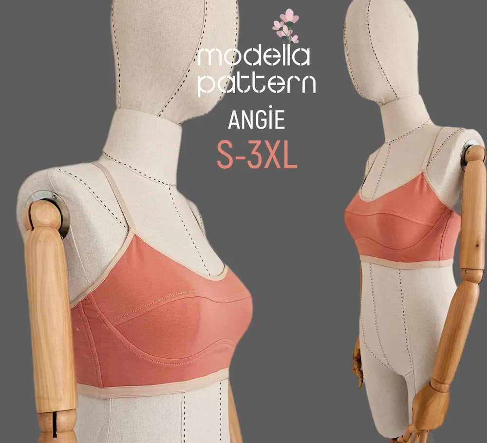 Patterns Modella ANGIE Bra Sewing Pattern – PDF Download – Modella Pattern