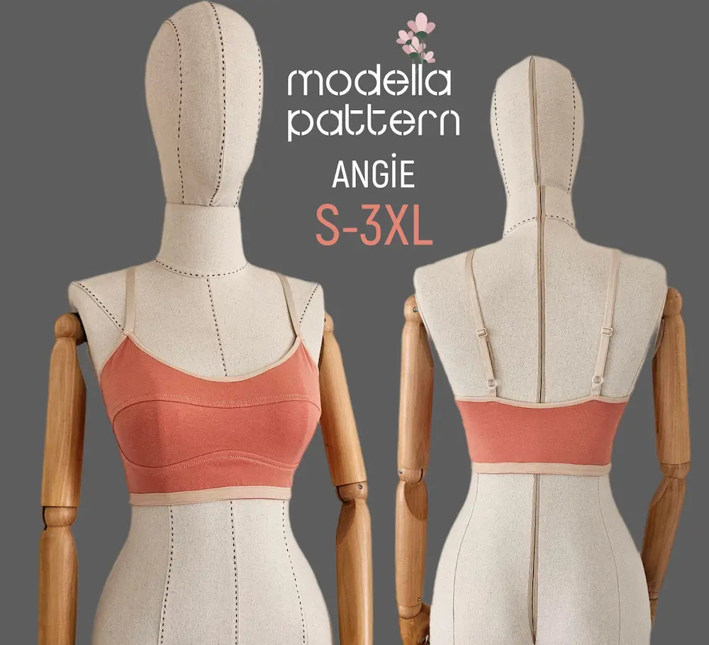 Patterns Modella ANGIE Bra Sewing Pattern – PDF Download – Modella Pattern