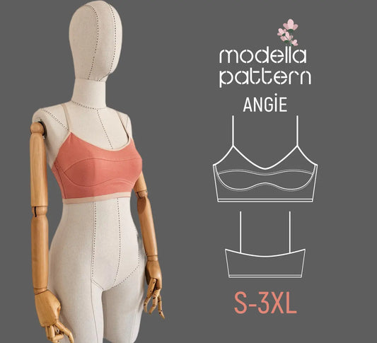 ANGIE Bra Sewing Pattern – PDF Download