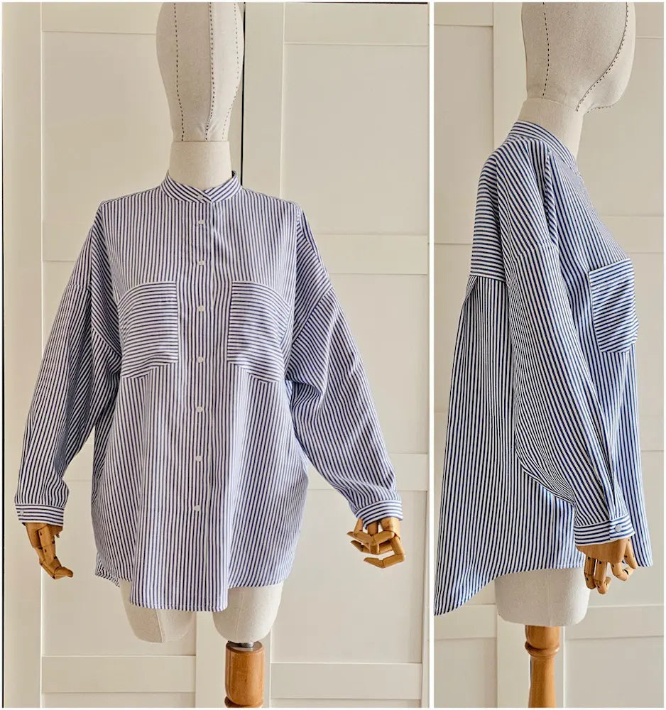GOMLEX Oversize Gömlek Dikiş Kalıbı – Video Eğitimli PDF (S–2XL)