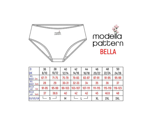 BELLA High-Waist Brief Sewing Pattern – PDF Download