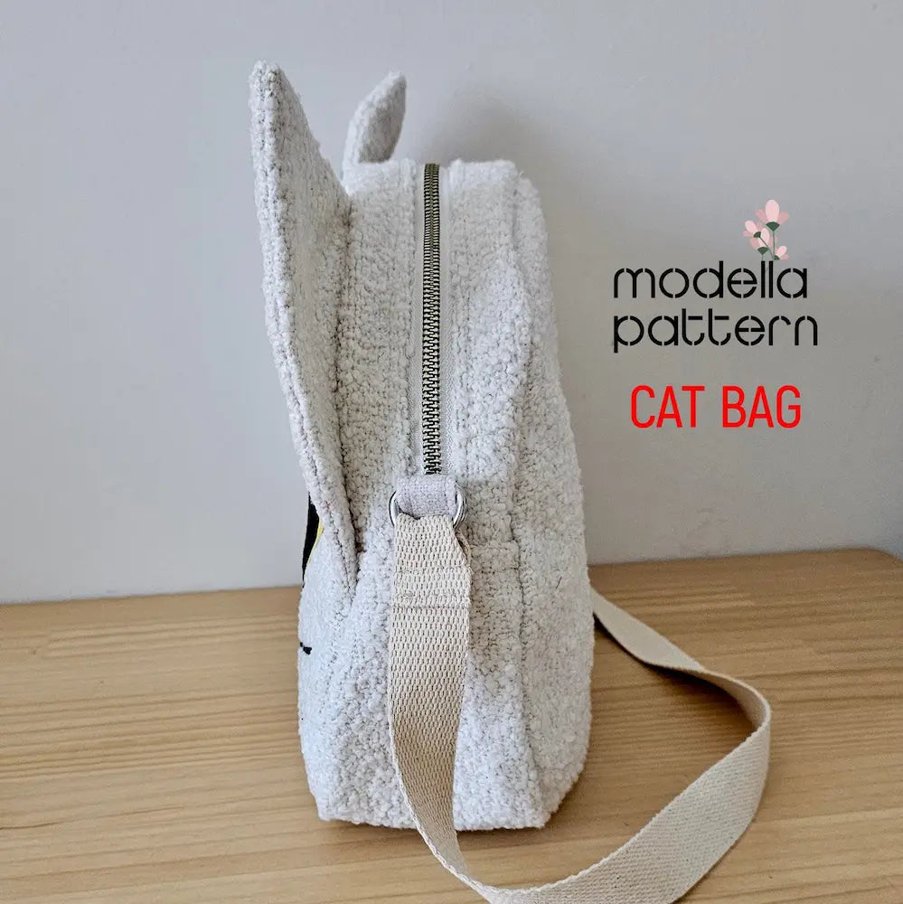 CAT BAG - Adorable Cat-Shaped Crossbody Bag Sewing Pattern