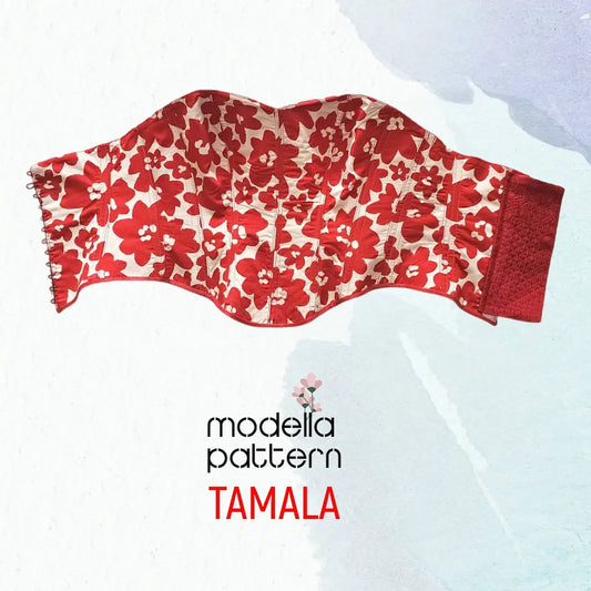 TAMALA Corset Sewing Pattern – PDF Download with Video Tutorial