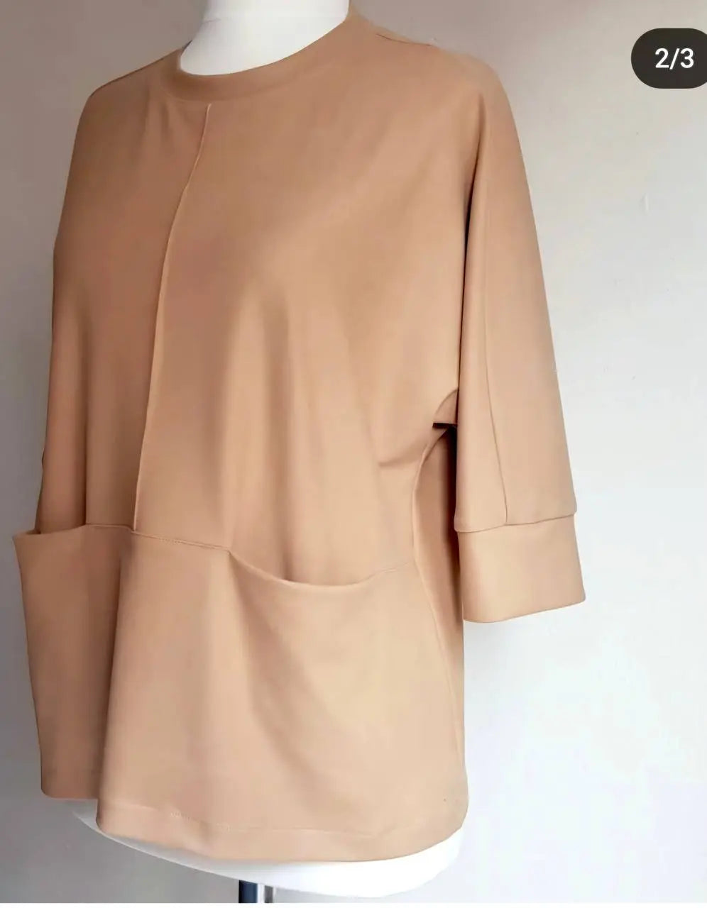 Hilal Top Sewing Pattern | Knit Half-Sleeve Top with Pockets | PDF Pattern