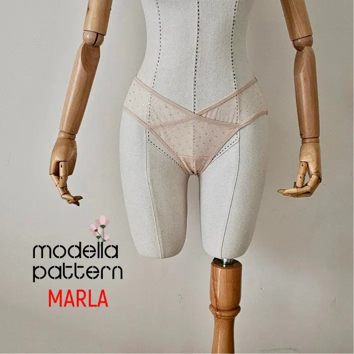 Marla Culotte Dikiş Kalıbı PDF (XS–3XL) | Esnek Kumaş Asimetrik Pantolon