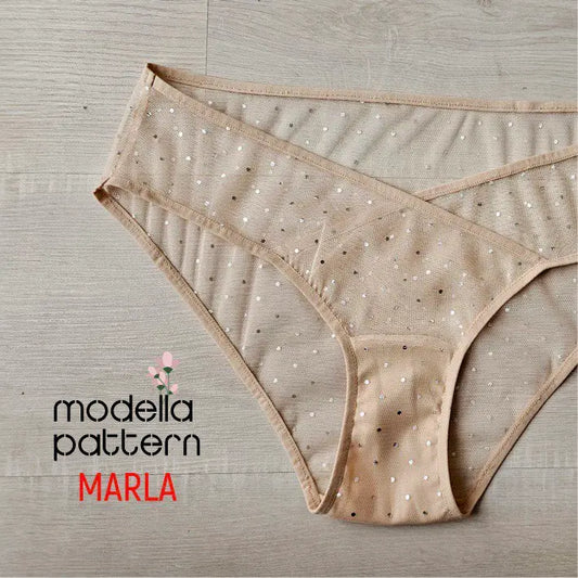 Marla Culotte Sewing Pattern PDF (XS–3XL) | Stretch Fabric Asymmetric Pants