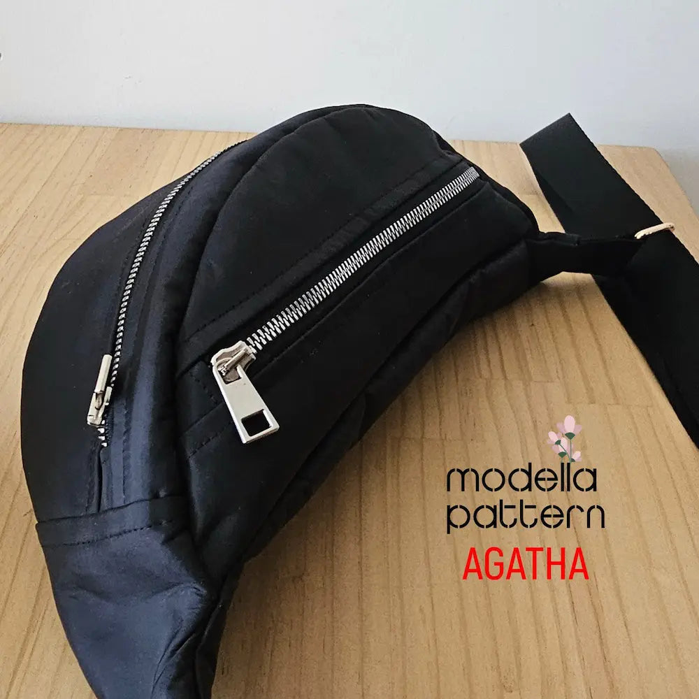 AGATHA Crossbody & Belt Bag Sewing Pattern | Unisex Fanny Pack PDF
