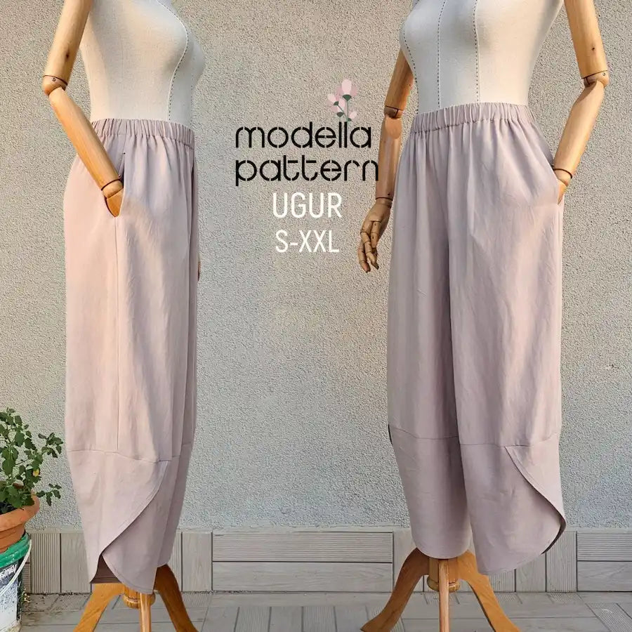 Patterns Modella Ugur Yoga Pants Sewing Pattern | PDF Digital Download – Modella Pattern