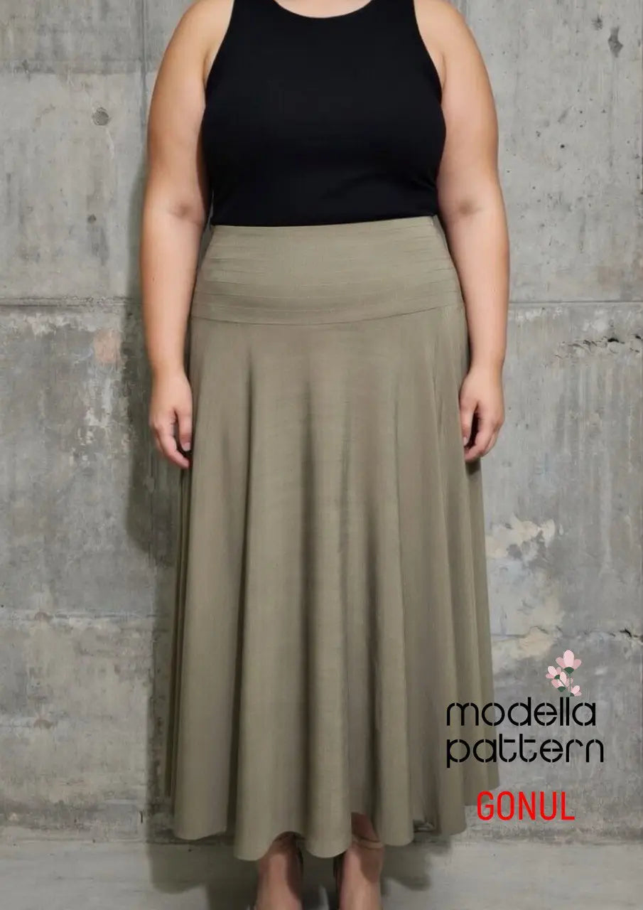 büyük beden etek, plus size skirt