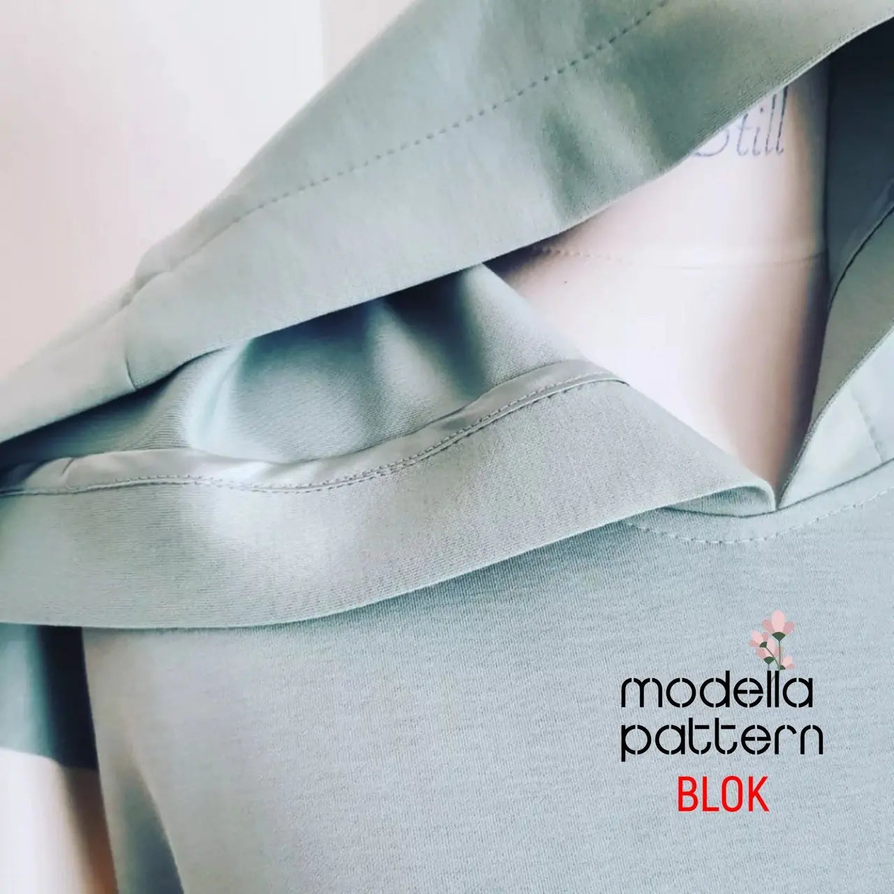 Blok Renk Bloklu Sweatshirt Dikiş Kalıbı PDF | XS-XL Beden | Kontrastlı Bel Detaylı Örme Kumaş Üst