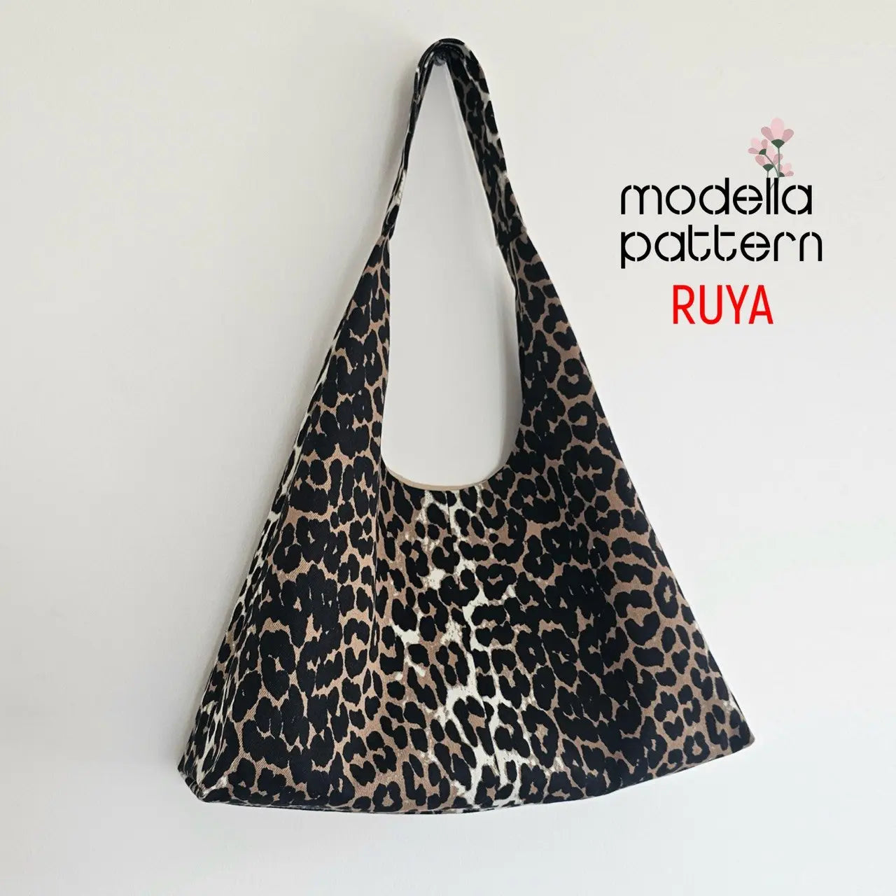 RUYA Shoulder Bag Sewing Pattern PDF, Lined Hobo Bag with Inner Pocket, Structured Tote DIY, Casual Daily Bag Pattern