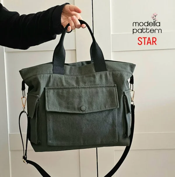 tote bag with pockets