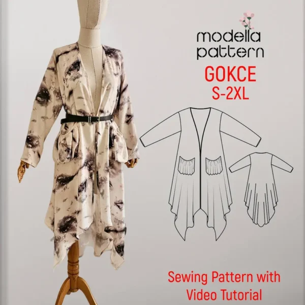 GOKCE Sewing Pattern PDF S-2XL