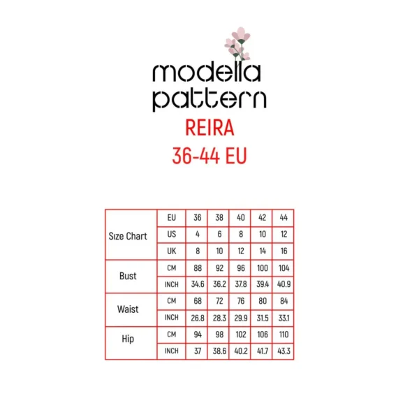 REIRA Sewing Pattern PDF 36-44 - Image 5
